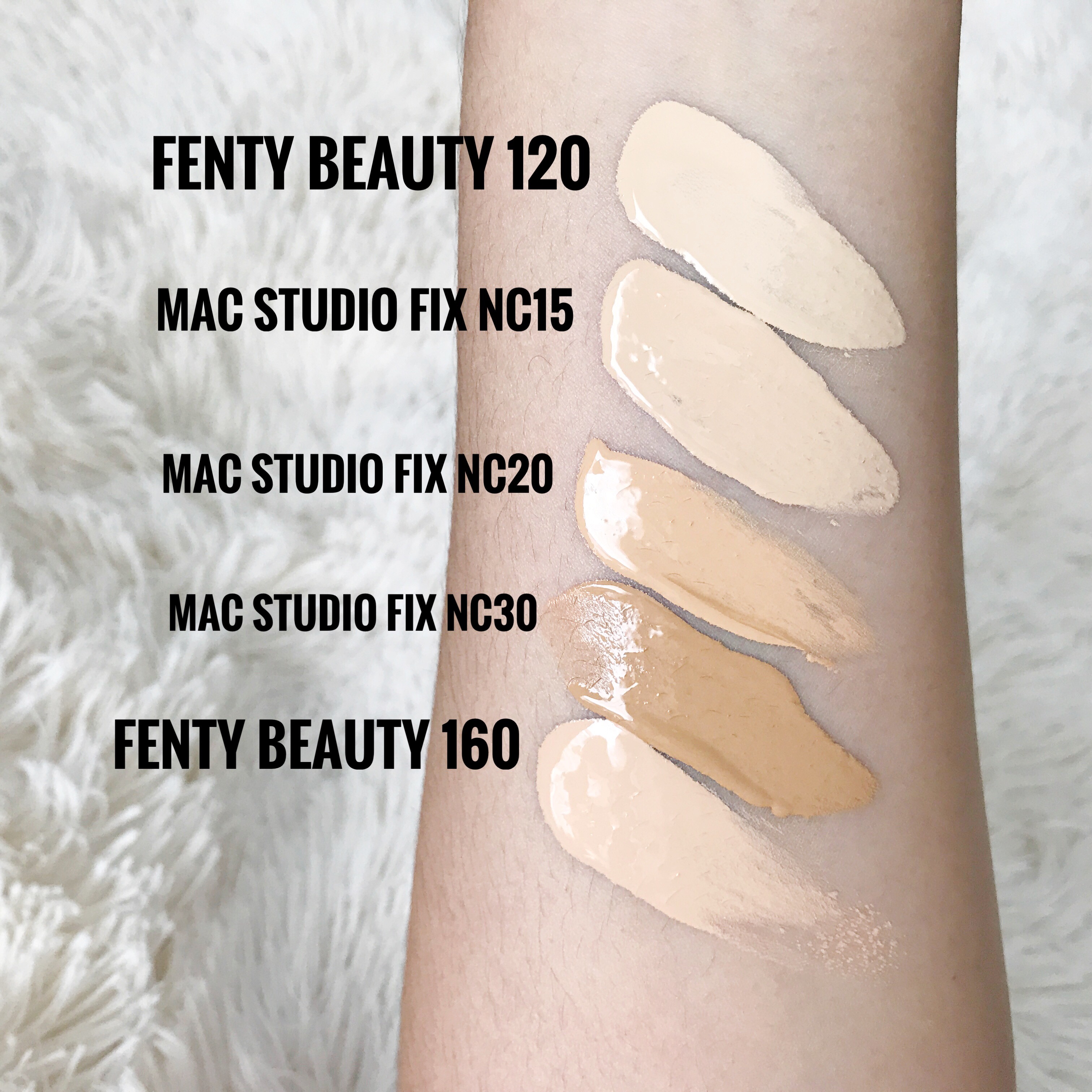 Review And Swatches Fenty Beauty Pro Filt R Soft Matte Longwear